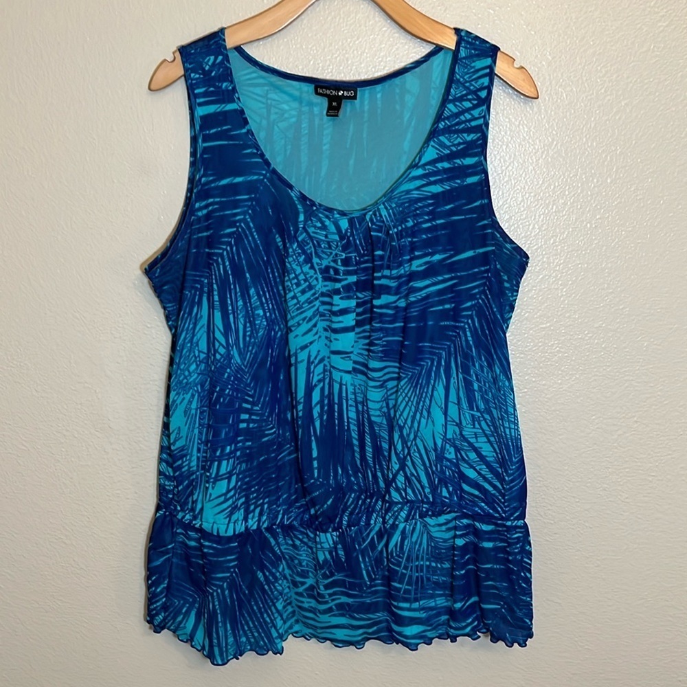 Fashion Bug Sheer Mesh Tank Top